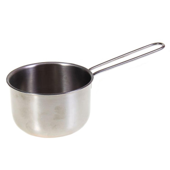 Ковш нерж. 0,8л, d.125мм б/крыш., прутк.ручка 1с2562 (Аша) *1/12