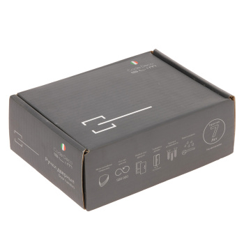 Ручка раздельная ЧЕРНЫЙ матовый Slim H-30120-A-BLM/W Code Deco *1/18