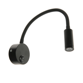 Светильник настенный (спот) B270 BK 3W черный  VERNER LIGHTING *1/50