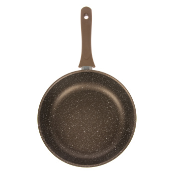 Сковорода алюм. а/приг.литая Kukmara "Мраморная" кофейный d26см выс.борт.60мм смк262а  *1/5