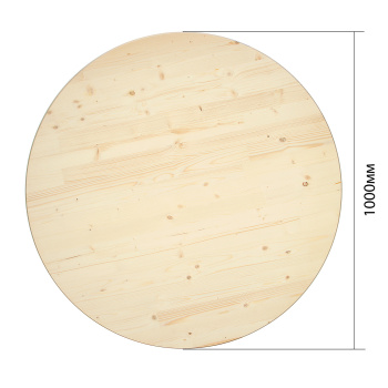 Столешница круглая 100 см Форест, хвоя, сорт АВ