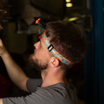 Фонарь налобный СТАРТ LOE 504-С1 Orange аккумулятор 650mAh *1/30