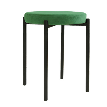 Табурет FORPOST Cindy, 44х50х44 см, микровелюр конфетти аквамарин, зеленый Табурет FORPOST Cindy, 44х50х44 см, микровелюр конфетти аквамарин, зеленый