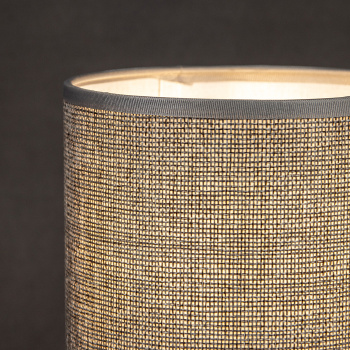 Лампа настольная 98231-0.7-01 GREY (керамика+абажур) *1/18