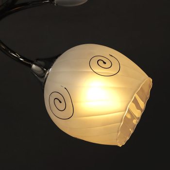 Люстра Verner Lighting А2318/2, 40 Вт, Е27, 2 лампы, черный/хром