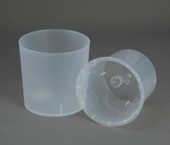 Кашпо пластм. "Genius"  2,5л d верха 157мм h156мм со вставкой Прозрачный 76401 *1/16