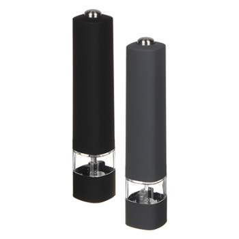 Мельница для специй электрическая SATOSHI 20,5 см, пластик/акрил/силикон, 2 цвета (827-086) *1/48