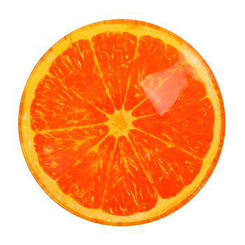 Салатник стекло "МФК" "Апельсин" d15см 280мл Оранжевый MFK08349 *6/72