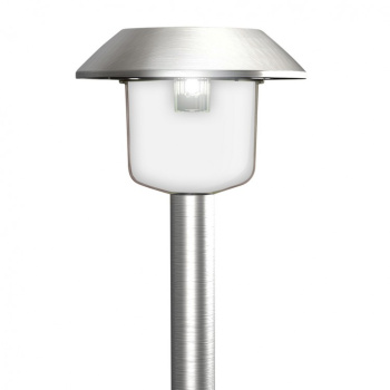 Светильник садовый на солнч. батарее нерж сталь пластик 39 см Smartbuy SBF-106 *8/48