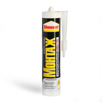 Жидкие гвозди 280 г Момент Монтаж Суперсильный МВп-70, прозрачный Жидкие гвозди 280 г Момент Монтаж Суперсильный МВп-70, прозрачный