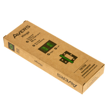 Петля без врезки 125*75*2,5мм ЗОЛОТО G (комплект 2шт.) AVERS *1/6/48