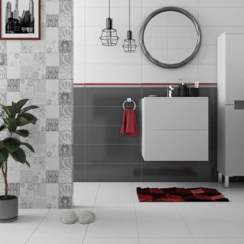 Плитка 60х20 см настенная 1.06 м² Cersanit Manhattan, белый