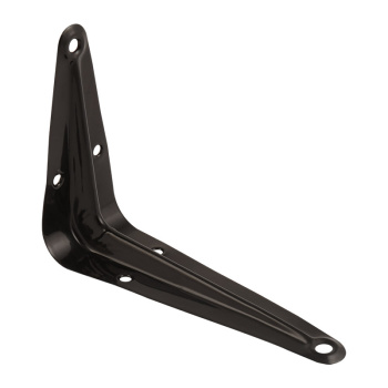 яяяУголок д/полок 125*100 чёрный Нора-М замена ЗБ171 *24/960