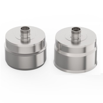 Заглушка с конденсатоотводом d180 нерж, 0,5мм по конденсату   *1