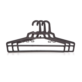 Плечики-вешалка для одежды пластм. НАБОР 3шт р-р 48-50 арт.323 (Полимербыт) *116