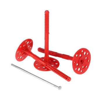 Дюбель 10х140 мм для теплоизоляции BROZEX, металлический гвоздь, 30 шт. Дюбель 10х140 мм для теплоизоляции BROZEX, металлический гвоздь, 30 шт.