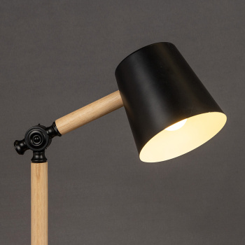 Светильник настольн. Старт СТ83 черный 220В (светодиод.40Вт Е27) *1/12