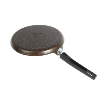 Сковорода алюм. а/приг.литая Kukmara "Мраморная" кофейн.Блинная d24см Съем.р. сбмк240-1а *1/6