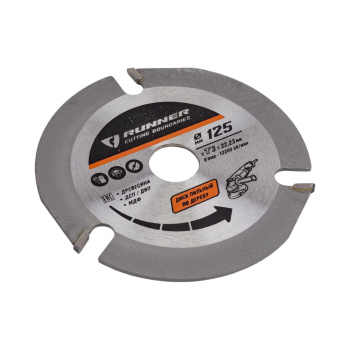 Диск пильный 125*22,00*3,4мм 3 зубьев по дереву  (551125) RUNNER *1/100 Диск пильный 125*22,00*3,4мм 3 зубьев по дереву  (551125) RUNNER *1/100