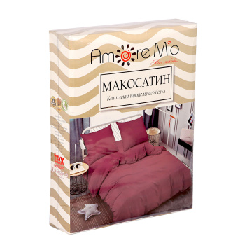 Постельное белье евро макосатин 59599 Atlantic Amore Mio,наволочки 70*70 - 2шт  *1 *