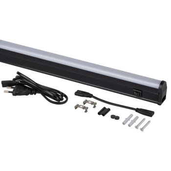 Светильник светодиодный линейный 8W 4,0К ЧЕРНЫЙ 700лмВыкл 574х22х37 ЭРА Б0065575 *1/25