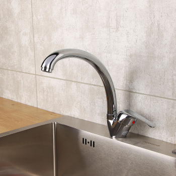 Смеситель для кухни Эверест B59-021 высокий излив *1/10