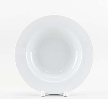 Тарелка фарфор. глубокая d20см 250мл Белая б/рис. ф."Идиллия" 4С0247Ф34 ("Добрушский фарфор") *20