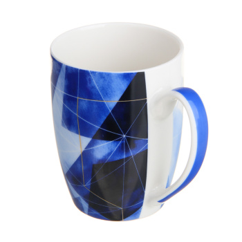 Кружка фарфор. 350мл "Космос" в упак.4 дизайна 806-097 *48