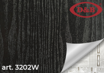 Пленка самоклеящаяся 45см*8м  3202W черное дерево D&B (Китай)  *1/20