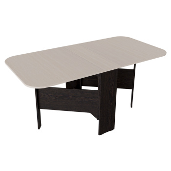 Стол обеденный раскладной 2270мм*800мм Тип 2 Венге Цаво/Дуб Белфорт ТриЯ *1