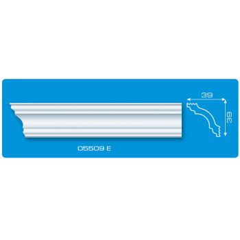 Плинтус потолочный "Формат" 05509Е 2,0м 39*39 *50/100 (углы арт.ТД11) Плинтус потолочный "Формат" 05509Е 2,0м 39*39 *50/100 (углы арт.ТД11)