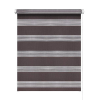 Рулонная штора Legrand День и ночь, 57х160 см, коричневый