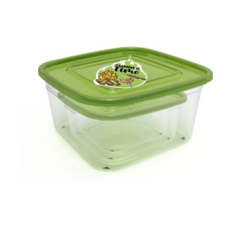 Набор контейнеров д/прод. пластм. "Summer time" 6шт: 0,2лх2шт+0,7лх2шт+1,8л+3л арт.58718 "ПБ" *1/4