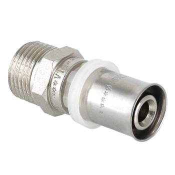 Муфта переходная 20х3/4"(Ø20) пресс/папа VALTEC 201 *10/70