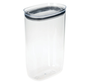 яяяБанка для продуктов пластм. "Шайн" 2,0л 150х95x235мм М1302 ("М-Пластика") *1/8