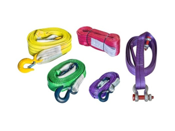 Ремень буксировочный 5т (К) (L=5,0 м) 30мм в 2 слоя с петлями Magnus-Profi *1