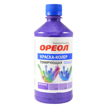 Колер краска сиреневый 0,725 кг Ореол *1/10