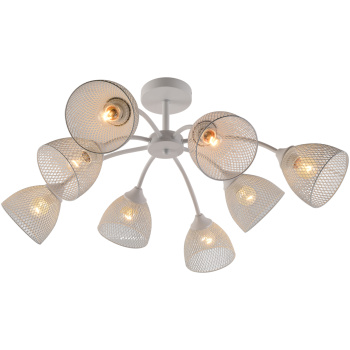 Люстра 01562-3.3-08B WH 8х60Вт  S=48м2 *2