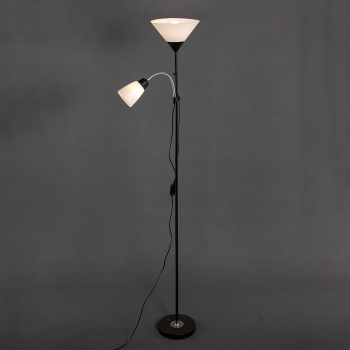 Торшер 03940-0.6-02 BK Е27 40Вт (основание+абажур)  *1/4