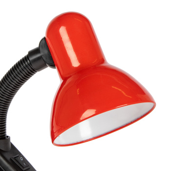 Светильник настольн. GENERAL GTL-025-60-220 60Вт Е27 (прищепка) красный 800125 *1/24