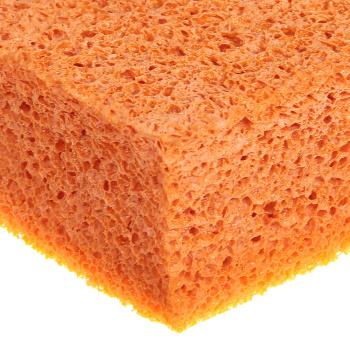 Губка для удаления затирки 160*110*60мм вискозная оранжевая (арт.670-200) *1/10/50