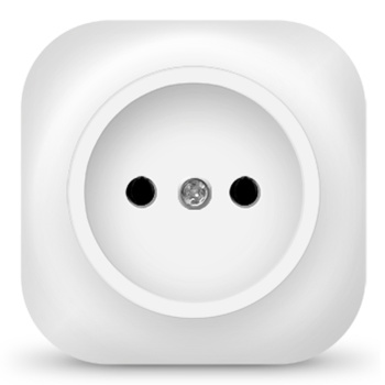 Розетка "IONICH" ОП 1-мест. белая б/з 10А IP20 1415 *10/200