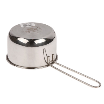 Ковш нерж. 0,8л, d.125мм б/крыш., прутк.ручка 1с2562 (Аша) *1/12