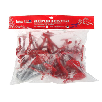 Дюбель 10х140 мм для теплоизоляции BROZEX, металлический гвоздь, 30 шт. Дюбель 10х140 мм для теплоизоляции BROZEX, металлический гвоздь, 30 шт.