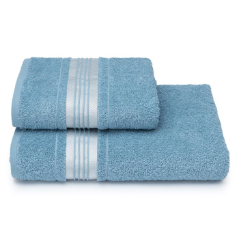 Полотенце махровое 50*90см Ice shine цв.15-4312 голубой 420г/м2 ПЛ-2601-5199 *5/20