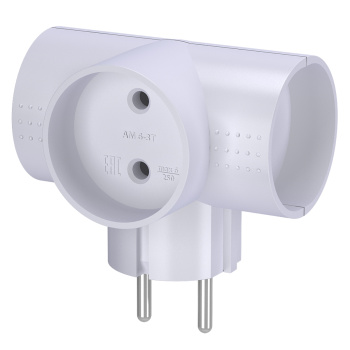 Разветвитель  3роз. 6-3Т, 6А  22845  "Фотон" *1/30/120