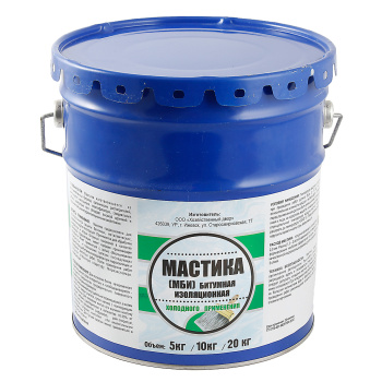 Мастика битумная 20 кг ХозДвор, изоляционная