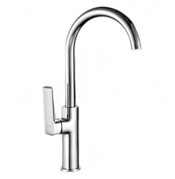 Смеситель для кухни GROSS AQUA Neoclassic 3125898С высокий излив, нерж.сталь *1/10