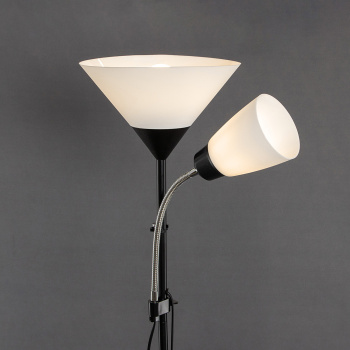 Торшер 03940-0.6-02 BK Е27 40Вт (основание+абажур)  *1/4