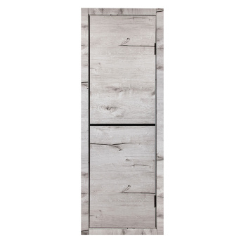 Дверное полотно глухое Двери Гуд WOOD 1, 2000х600х42 мм, дуб арктика